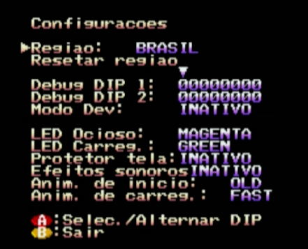 Configurações